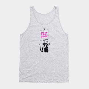 Rat with Sign Tank Top